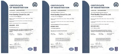 आईएसओ श्रृंखला प्रमाणन